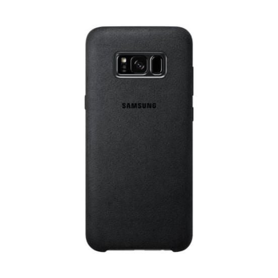 Galaxy S8 ile Uyumlu Alcantara Kılıf Dark Gray EF-XG950ASEGWW