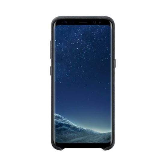 Galaxy S8 ile Uyumlu Alcantara Kılıf Dark Gray EF-XG950ASEGWW