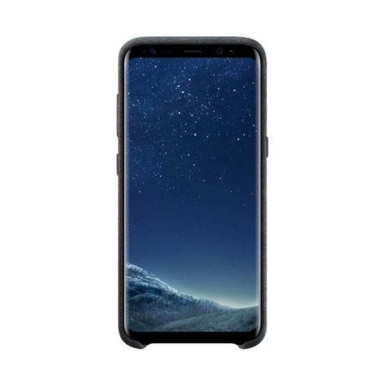 Galaxy S8 ile Uyumlu Alcantara Kılıf Dark Gray EF-XG950ASEGWW