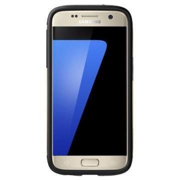Spigen Galaxy S7 ile Uyumlu Kılıf Slim Armor Champagne Gold