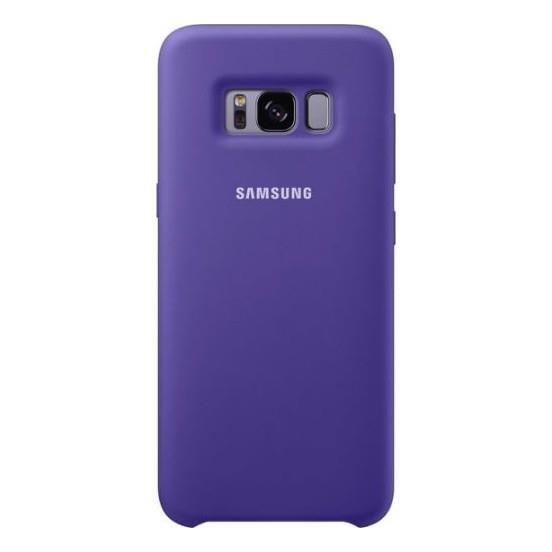 Galaxy S8 ile Uyumlu Silikon Kılıf Mor EF-PG950TVEGWW