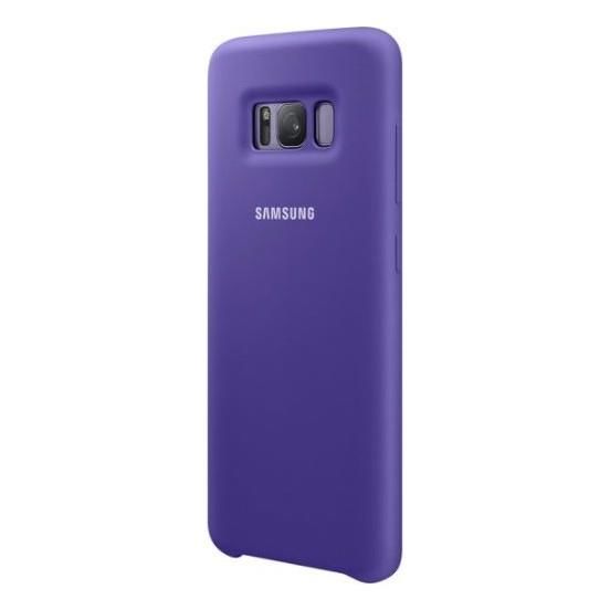 Galaxy S8 ile Uyumlu Silikon Kılıf Mor EF-PG950TVEGWW