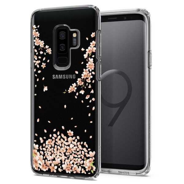 Spigen Galaxy S9 Plus ile Uyumlu Kılıf Liquid Crystal Blossom Crystal Clear
