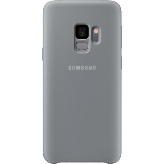Galaxy S9 ile Uyumlu Silikon Kılıf Gri EF-PG960TJEGWW