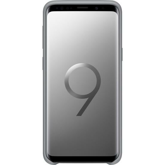 Galaxy S9 ile Uyumlu Silikon Kılıf Gri EF-PG960TJEGWW