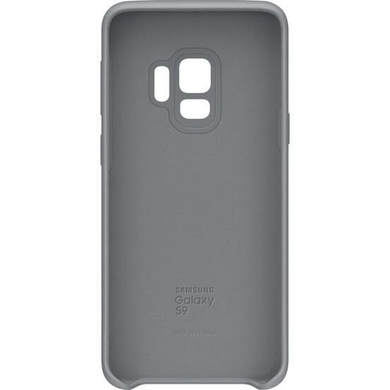 Galaxy S9 ile Uyumlu Silikon Kılıf Gri EF-PG960TJEGWW