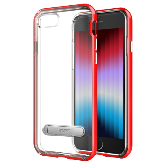 Buff iPhone Se 2022 ile Uyumlu Air Bumper Kılıf Red