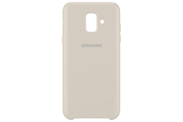 Galaxy A6 2018 ile Uyumlu Çift Katmanlı Arka Kapak Altın EF-PA600CFEGWW