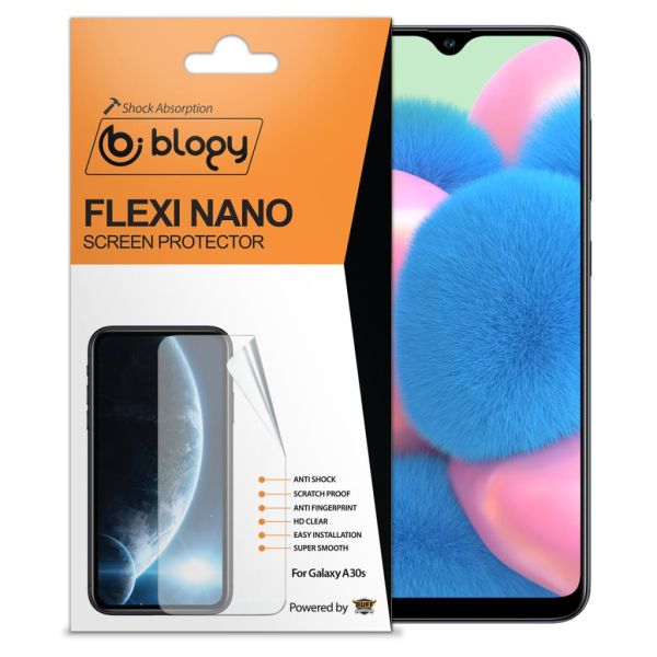 Blogy Flexi Nano Galaxy A30s ile Uyumlu Ekran Koruyucu