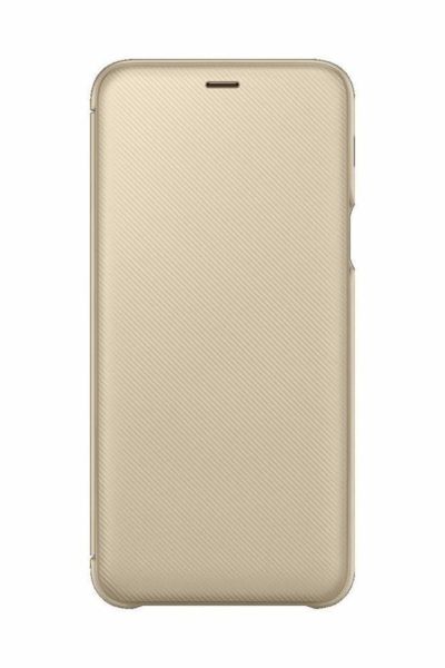 Galaxy A6+ (2018) ile Uyumlu Kapaklı Kılıf Altın EF-WA605CFEGWW