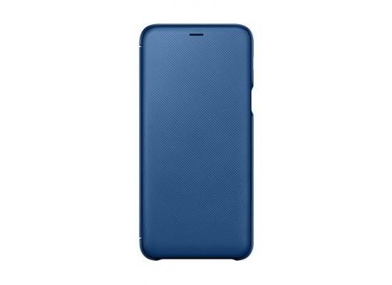 Galaxy A6+ (2018) ile Uyumlu Kapaklı Kılıf Mavi EF-WA605CLEGWW