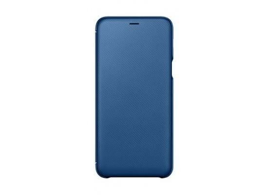 Galaxy A6+ (2018) ile Uyumlu Kapaklı Kılıf Mavi EF-WA605CLEGWW