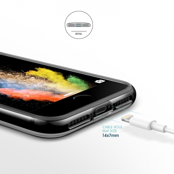 VRS Design iPhone 8 / 7 ile Uyumlu New Crystal Mixx Kılıf Clear