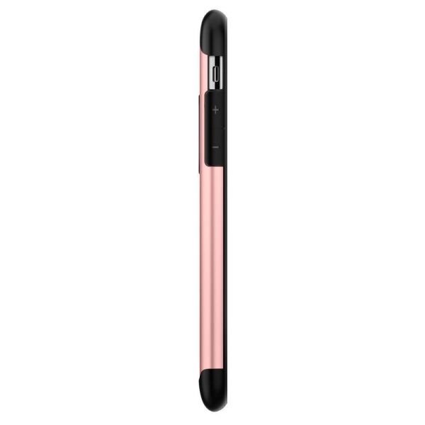 Spigen iPhone X ile Uyumlu Kılıf Slim Armor Rose Gold