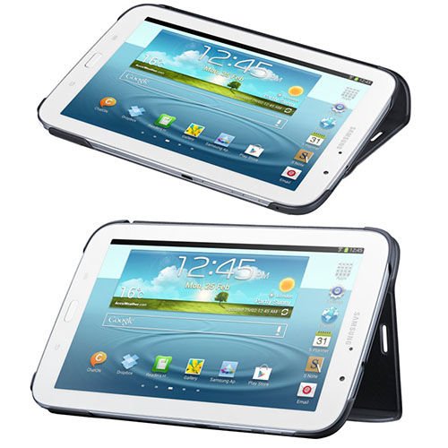 Galaxy Note 8.0 N5100 ile Uyumlu Bookcover Kılıf Siyah EF-BN510BSEGWW