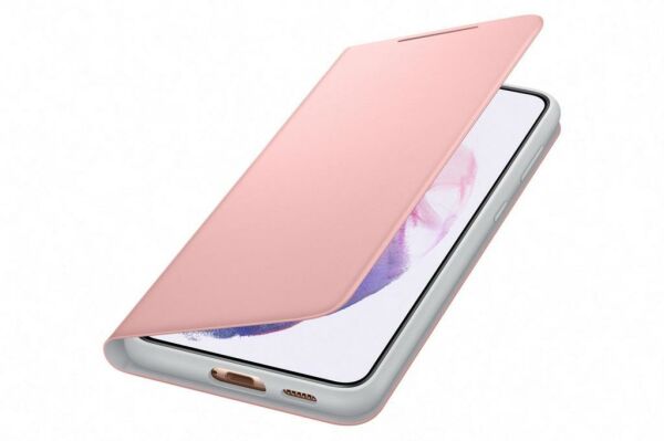 Galaxy S21 Plus / S21 Plus 5G ile Uyumlu LED View Kılıf Pembe EF-NG996PPEGTR