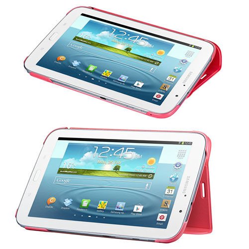 Galaxy Note 8.0 N5100 ile Uyumlu Bookcover Kılıf Pembe EF-BN510BPEGWW