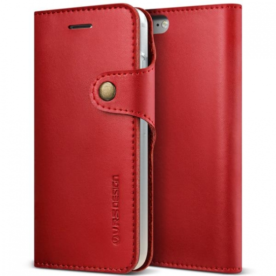 VRS Design iPhone 8 / 7 ile Uyumlu Native Diary Kılıf Wine