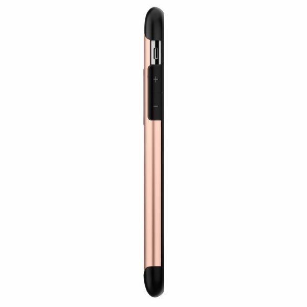 Spigen iPhone X ile Uyumlu Kılıf Slim Armor Blush Gold