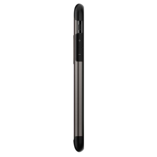 Spigen iPhone X ile Uyumlu Kılıf Slim Armor Gunmetal