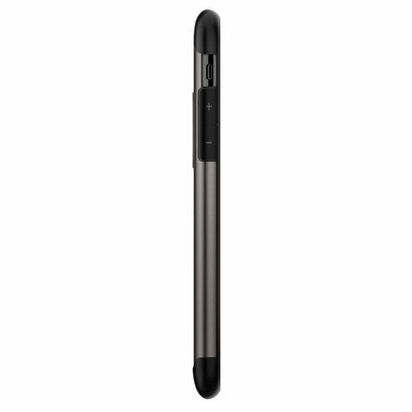 Spigen iPhone X ile Uyumlu Kılıf Slim Armor Gunmetal