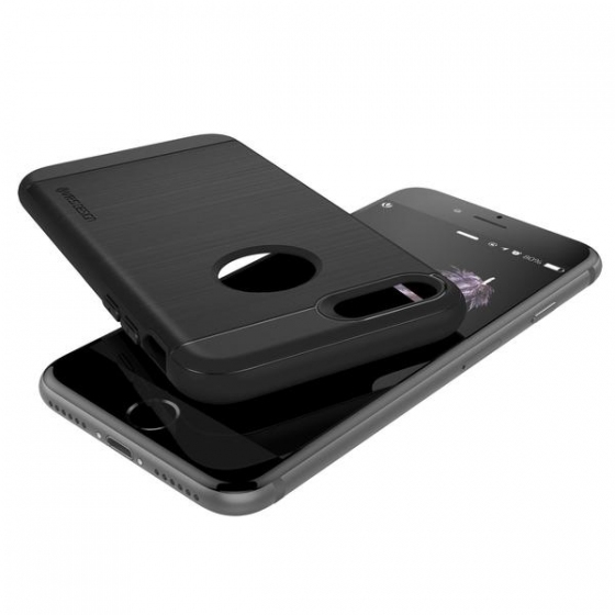 VRS Design iphone 7 ile Uyumlu Simpli Fit Kılıf Phantom Black