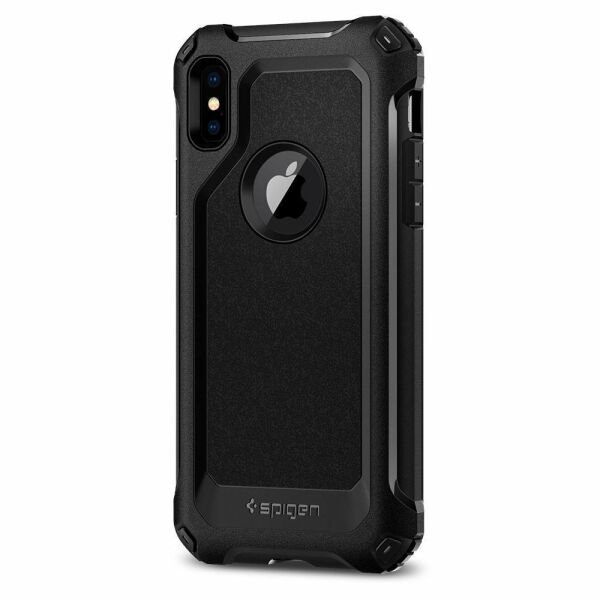 Spigen iPhone X Kılıf ile Uyumlu Pro Guard Tough Armor Extra Signature Serisi Black