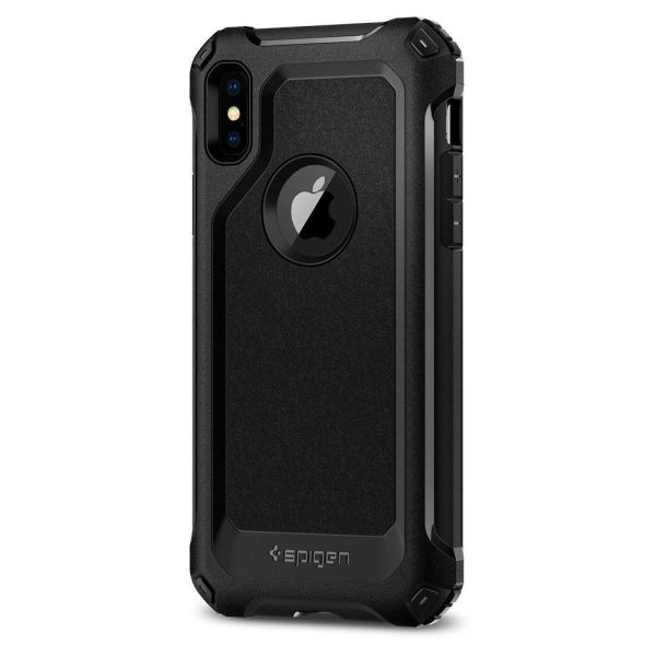 Spigen iPhone X Kılıf ile Uyumlu Pro Guard Tough Armor Extra Signature Serisi Black
