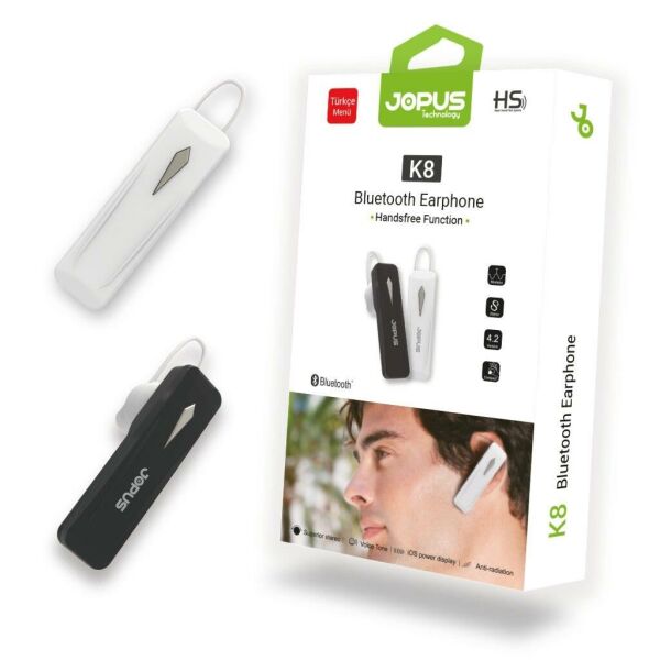 Jopus K8 Bluetooth Kulaklık Siyah