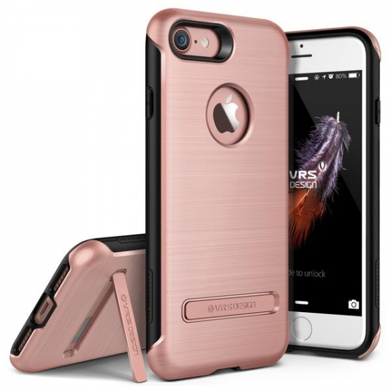 VRS Design iPhone 7 ile Uyumlu Duo Guard Kılıf Rose Gold
