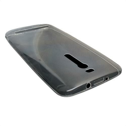 Zenfone 2 ile Uyumlu Kılıf 0.2mm Şeffaf Silikon Beyaz