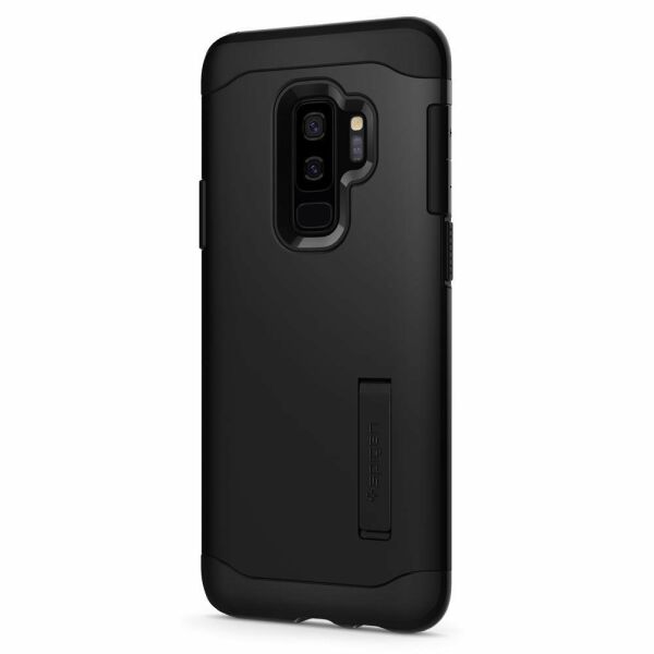 Spigen Galaxy S9 Plus ile Uyumlu Kılıf Slim Armor Black