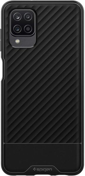 Spigen Galaxy A12 ile Uyumlu Kılıf Core Armor Matte Black