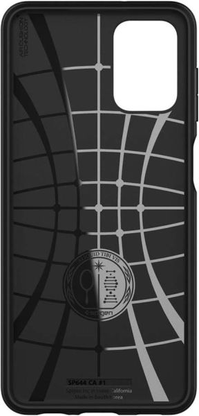 Spigen Galaxy A12 ile Uyumlu Kılıf Core Armor Matte Black