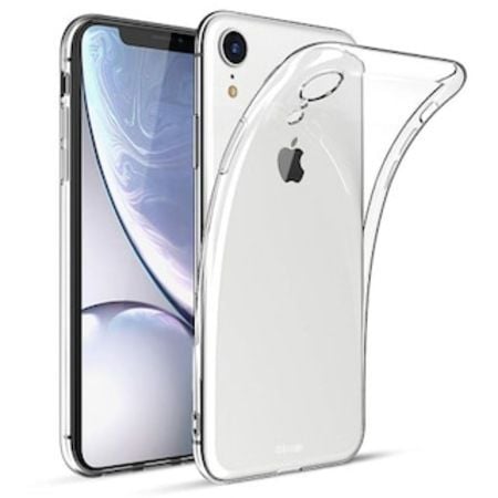 Jopus iPhone XR ile Uyumlu Tıpalı Kamera Korumalı Silikon Kılıf Şeffaf