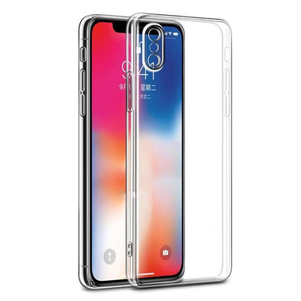 Jopus iPhone XS Max ile Uyumlu Tıpalı Kamera Korumalı Silikon Kılıf Şeffaf