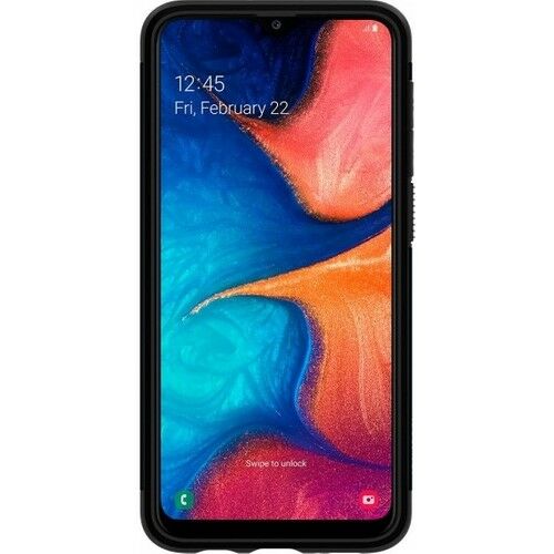 Spigen Galaxy A30 ile Uyumlu Kılıf Slim Armor Metal Slate