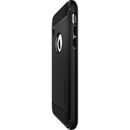 Spigen iPhone XS Max ile Uyumlu Kılıf Rugged Armor Matte Black