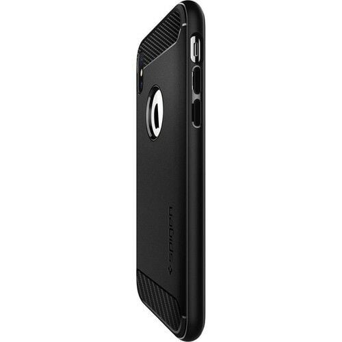Spigen iPhone XS Max ile Uyumlu Kılıf Rugged Armor Matte Black