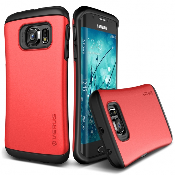 VRS Design Galaxy S6 Edge ile Uyumlu Thor Hard Drop Crimson Red