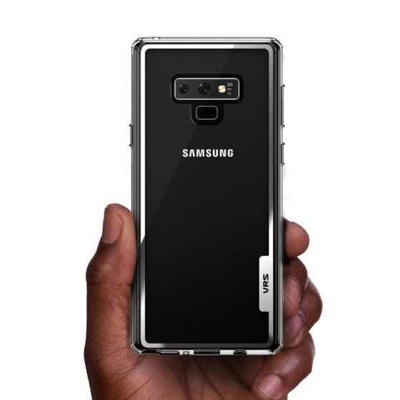 VRS Design Galaxy Note 9 ile Uyumlu Crystal Chrome Kılıf Clear
