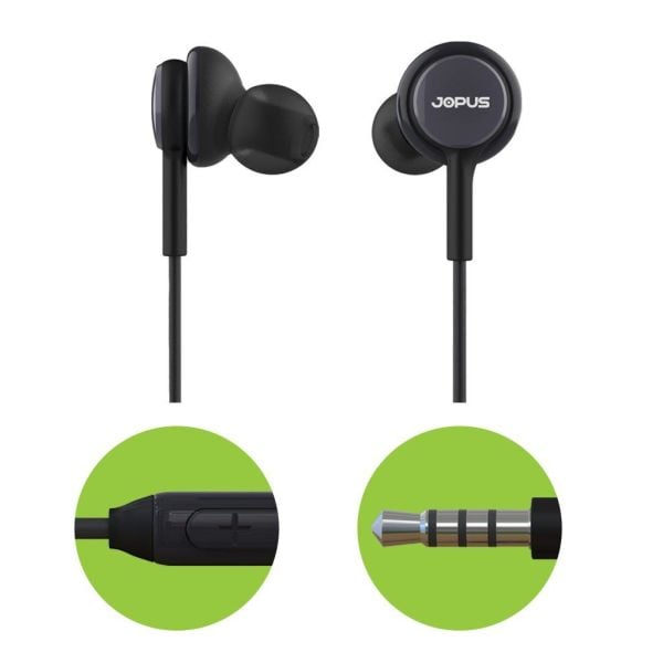 Jopus JO-K54 Darkness Universal 3,5 Mikrofonlu Kulaklık Füme-Siyah