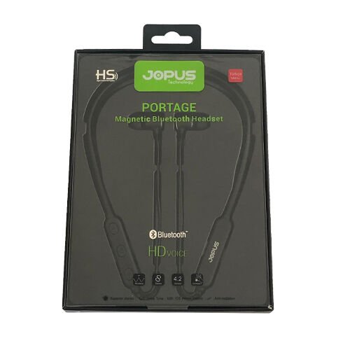 Jopus Portage Bluetooth Kulaklık Mıknatıslı Siyah