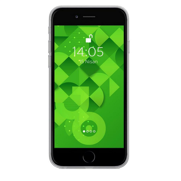 iPhone 6 ile Uyumlu Tıpalı Kamera Korumalı Silikon Kılıf Şeffaf