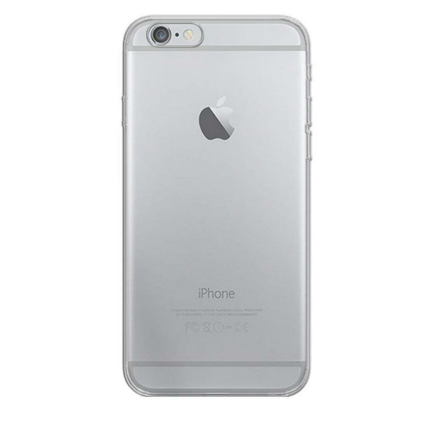 iPhone 6 ile Uyumlu Tıpalı Kamera Korumalı Silikon Kılıf Şeffaf