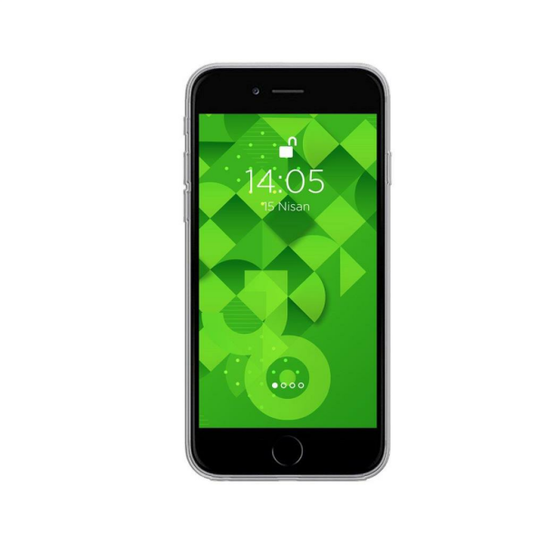 Jopus iPhone 6 Plus ile Uyumlu Tıpalı Kamera Korumalı Silikon Kılıf Şeffaf