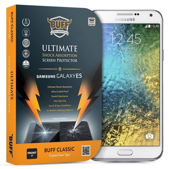 Buff Galaxy E5 ile Uyumlu Ekran Koruyucu