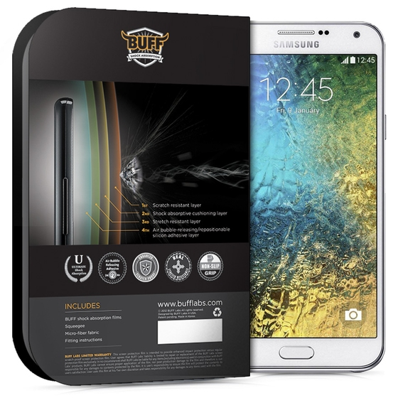 Buff Galaxy E5 ile Uyumlu Ekran Koruyucu