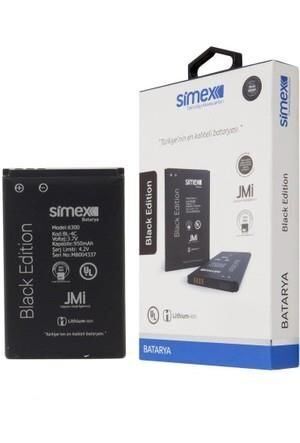Simex 6300 ile Uyumlu SBT-03 BL-4C Batarya Blue Edition