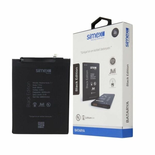 Simex Redmi Note7 / Note7 Pro ile Uyumlu SBT-01 Batarya